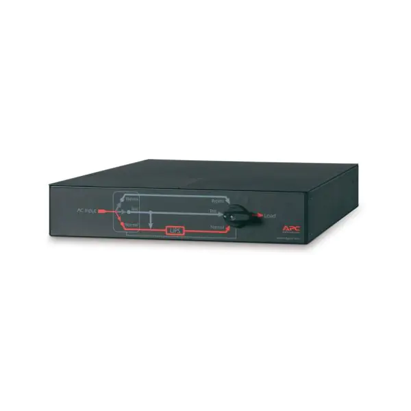 APC UPS Bypass Switch, 6000VA, Rackmount, IEC Input / Output (SBP6KRMI2U)